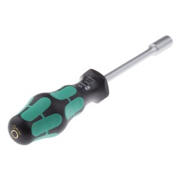 1 pcs - Wera Hexagon Nut Driver, 10 mm Tip, 125 mm Blade, 237 mm Overall