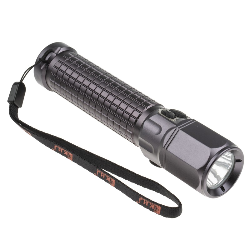 1 pcs - RS PRO ATEX, IECEx LED Torch White - Rechargeable 157 lm, 156 mm