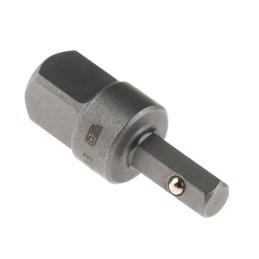 1 pcs - Facom 1/4 in Square Adapter, 22 mm Overall