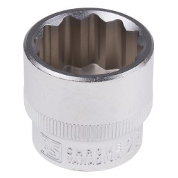 1 pcs - RS PRO 3/8 in Drive 23mm Standard Socket, 12 point