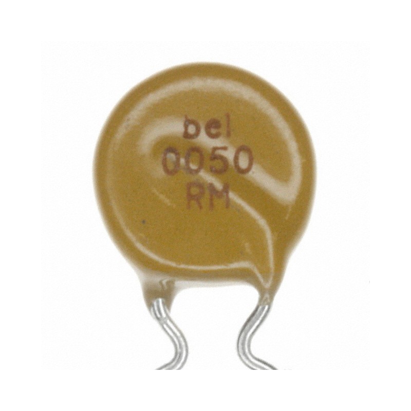 1 pcs : 0ZRM0050FF1E - PTC RESET FUSE 120V 500MA RADIAL