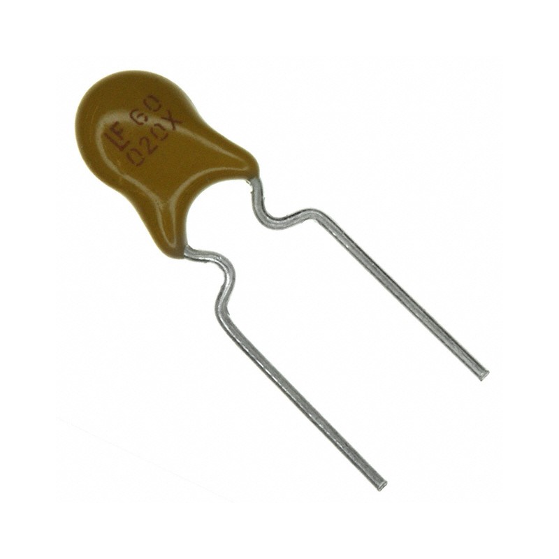 1 pcs : 60R020XPR - PTC RESET FUSE 60V 200MA RADIAL