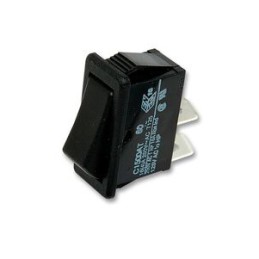 5 pcs - Bulgin DPST, On-Off Rocker Switch Panel Mount