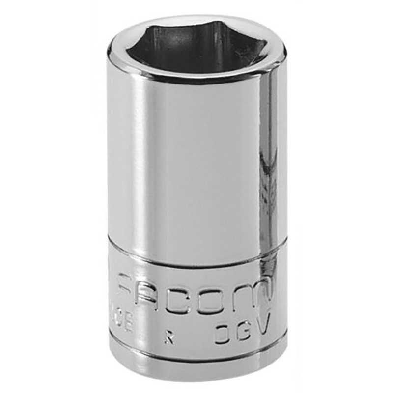 1 pcs - Facom 1/4 in Drive 3.2mm Standard Socket, 6 point, 22 mm Overall Length