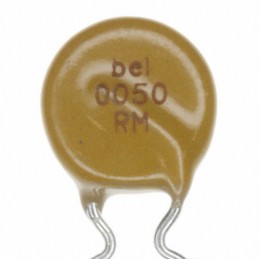 1 pcs : 0ZRM0050FF2C - PTC RESET FUSE 120V 500MA RADIAL