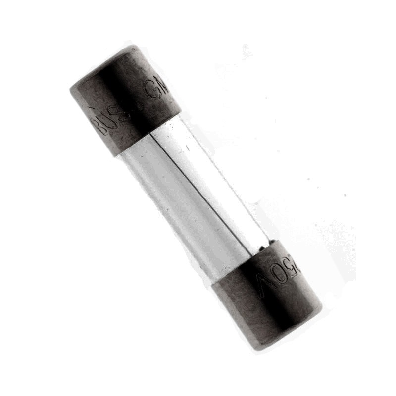 1 pcs : BK1/GMA-3.5-R - FUSE GLASS 3.5A 125VAC 5X20MM