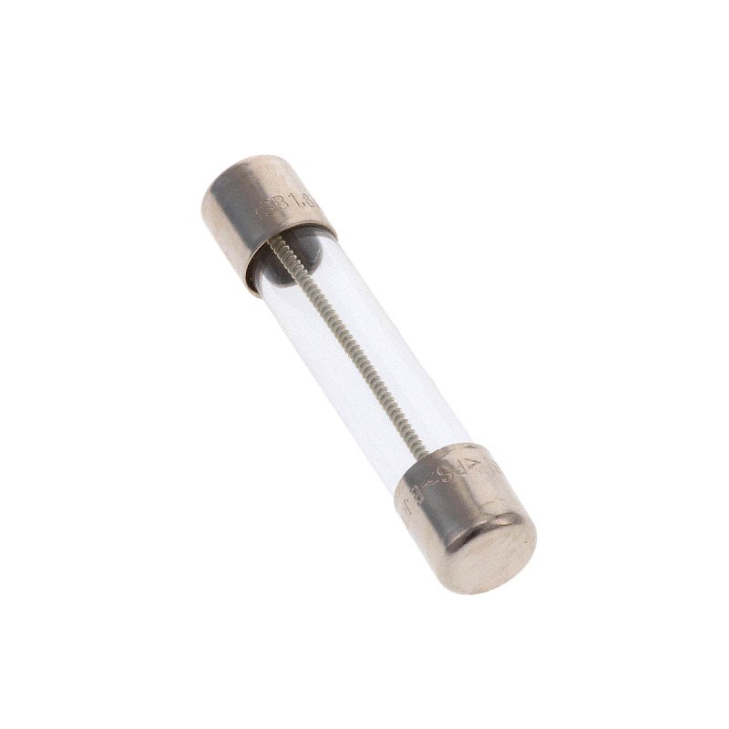 1 pcs : 3SB 1.6-R - FUSE GLASS 1.6A 250VAC 3AB 3AG