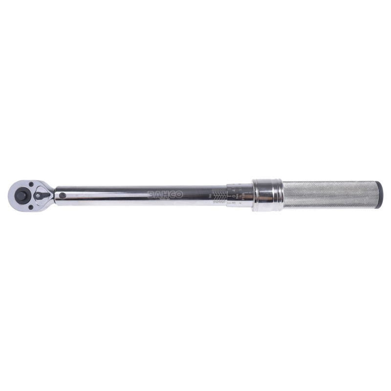 1 pcs - Bahco Click Torque Wrench, 10 - 60Nm, 3/8 in Drive, Square Drive - RS Calibrated