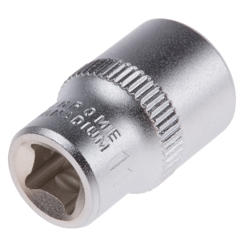 1 pcs - RS PRO 1/4 in Drive 11mm Standard Socket, 6 point