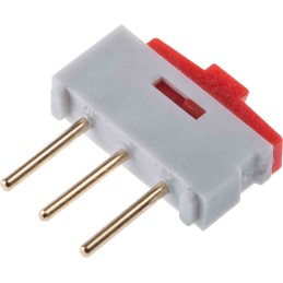 5 pcs - EOZ 2 Way Through Hole SIP Switch SPST