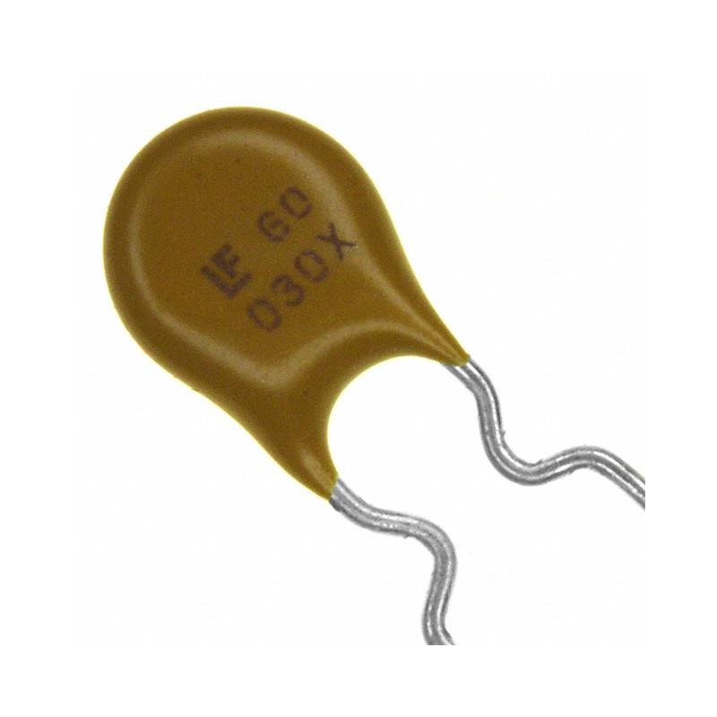 1 pcs : 60R030XPR - PTC RESET FUSE 60V 300MA RADIAL