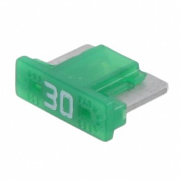 1 pcs : 0891030.U - FUSE AUTO 30A 58VDC BLADE MINI