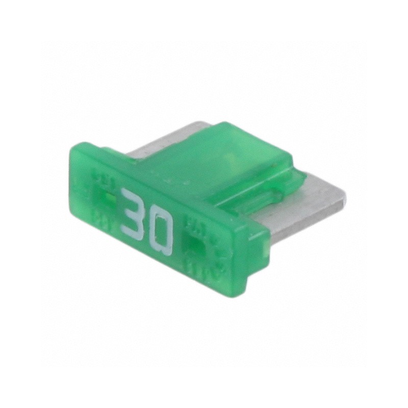 1 pcs : 0891030.U - FUSE AUTO 30A 58VDC BLADE MINI