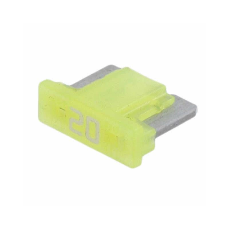 1 pcs : 0891020.U - FUSE AUTO 20A 58VDC BLADE MINI