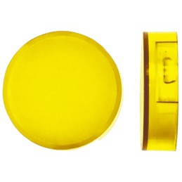 5 pcs - Omron Yellow Round Push Button Lens for Use with A16 Series LED/Incandescent Lamp Push Button Switch