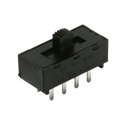 5 pcs - C & K Through Hole Slide Switch On-On-On 4 A Slide