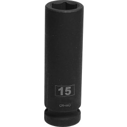 1 pcs - RS PRO 15mm, 1/2 in Drive Deep Impact Socket Hexagon