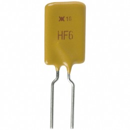 1 pcs : RHEF600 - PTC RESET FUSE 16V 6A RADIAL