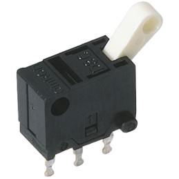 5 pcs - Omron Micro Switch, SPDT, 100 mA @ 30 V dc, Silver Plated