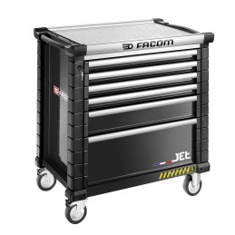 1 pcs - Facom 6 drawer Wheeled Tool Chest, 1005mm x 575mm x 1004m