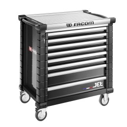 1 pcs - Facom 8 drawer Wheeled Tool Chest, 1005mm x 575mm x 1004mm