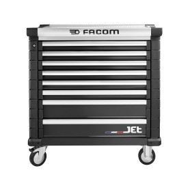1 pcs - Facom 8 drawer Wheeled Tool Chest, 1005mm x 575mm x 1004mm