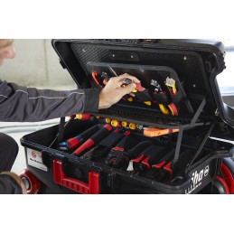 1 pcs - Wiha 106 Piece Electricians Tool Kit with Case, VDE Approved