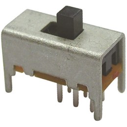 5 pcs - Nidec Components PCB Slide Switch DPDT Latching 300 mA @ 30 V dc Slide