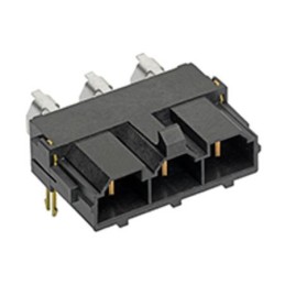 460 pcs - Molex Mini-Fit Sr. Series Right Angle Through Hole PCB Header, 2 Contact(s), 10.0mm Pitch, 1 Row(s), Shrouded
