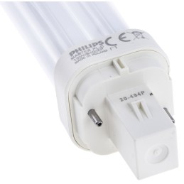 1 pcs - G24d-1 Quad Tube Shape CFL Bulb, 10 W, 4000K, Cool White Colour Tone