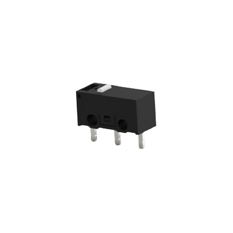 5 pcs - TE Connectivity Pin Plunger Snap Action Micro Switch, PCB Terminal, 0.1A at 30VDC, SPDT