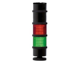 1 pcs - RS PRO Green/Red Signal Tower, 12 Lights, 240 V ac, Screw Mount