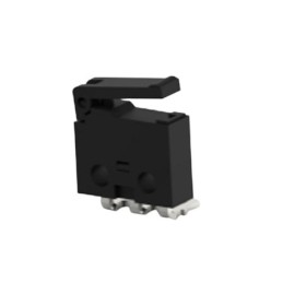 5 pcs - TE Connectivity Lever Snap Action Micro Switch, Right Angle PCB Terminal, 0.5A at 30VDC, SPDT
