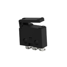 5 pcs - TE Connectivity Lever Snap Action Micro Switch, Right Angle PCB Terminal, 0.5A at 30VDC, SPDT