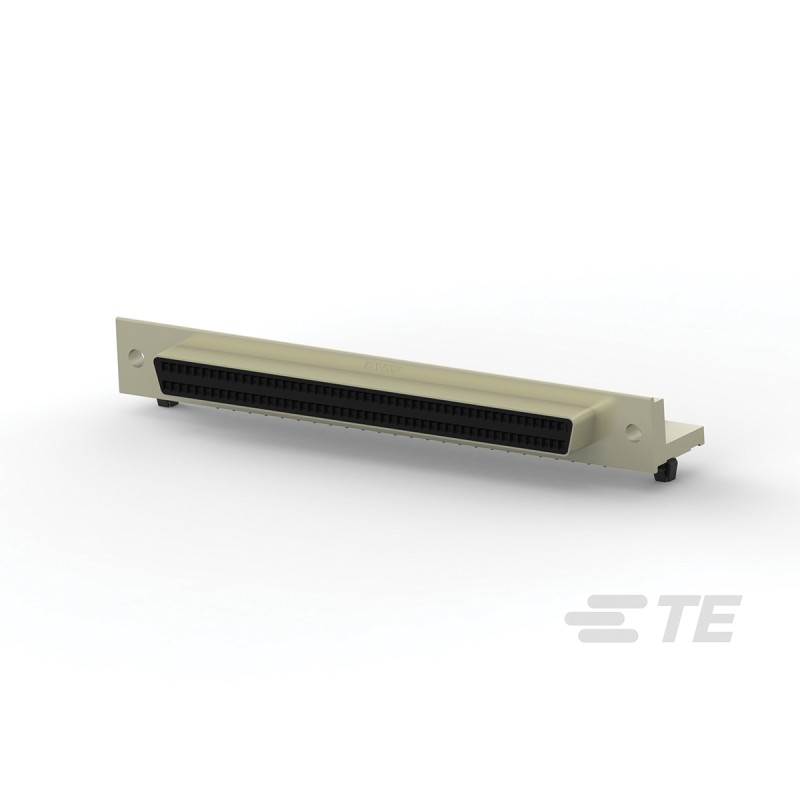 6 pcs - TE Connectivity Amplimite 0.50 100 Way Right Angle Through Hole D-sub Connector Socket, 1.27mm Pitch