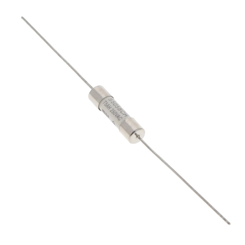 1 pcs : BK/S505SCH-5-R - FUSE CERM 5A 250VAC 5X20MM 100PC