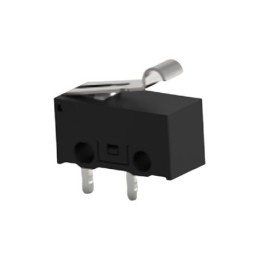 5 pcs - TE Connectivity Lever Snap Action Micro Switch, PCB Terminal, 0.1A at 30VDC, SPST