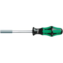 1 pcs - Wera Hexagon Bit Holder Screwdriver, 1/4 in Tip, 120 mm Blade, 232 mm Overall