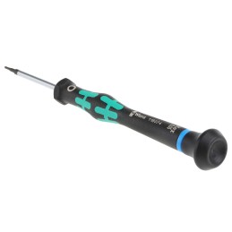 1 pcs - Wera Hexagon Precision Screwdriver, 0.05 in Tip, 40 mm Blade, 137 mm Overall