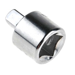 1 pcs - Facom 1/4 in Square Adapter, 24.5 mm Overall