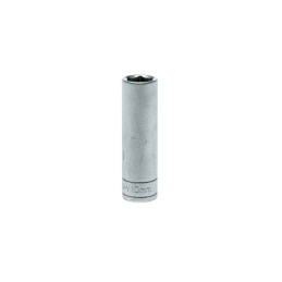 1 pcs - Teng Tools 1/4 in Drive 10mm Deep Socket, 6 point, 49.5 mm Overall Length