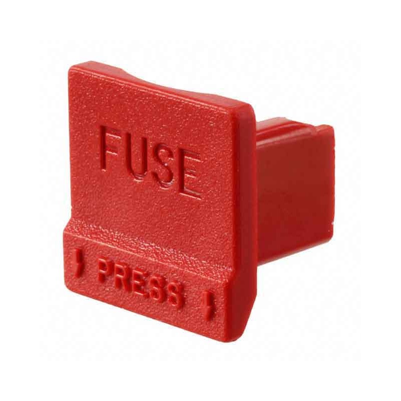 1 pcs : 03480001Z - FUSEHOLDER CAP RED FOR 348 SERIE