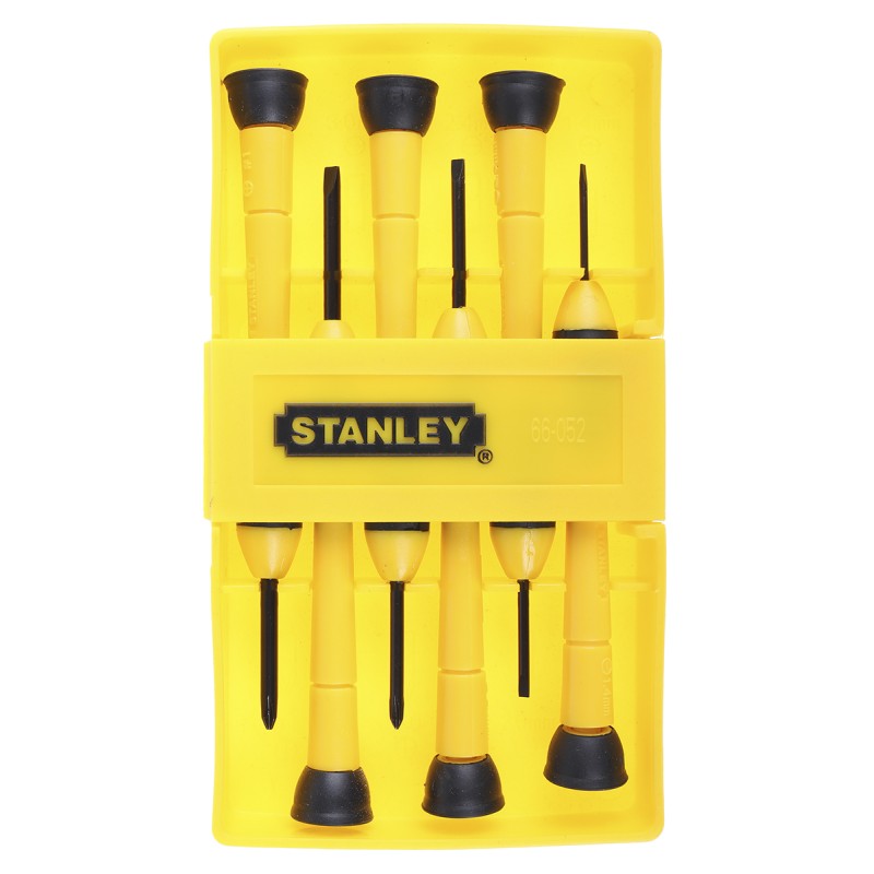 1 pcs - Stanley 0-66-052 Phillips, Slotted Precision Screwdriver Set, 6-Piece