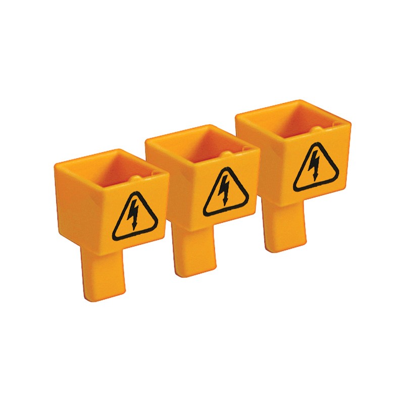 1 pcs : BRUL - STRIP OF 3 INSULATION CAPS FOR U