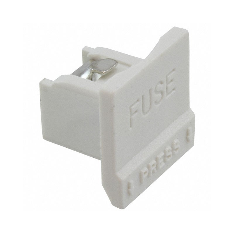 1 pcs : 03480005Z - FUSEHOLDER CAP WHITE 348 SERIES