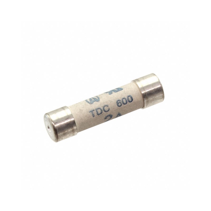 1 pcs : BK-TDC600-2-R - FUSE CARTRIDGE 2A 600VAC 8AG 11