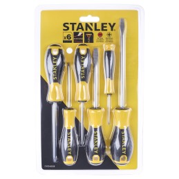 1 pcs - Stanley Phillips, Slotted Screwdriver Set, 6-Piece