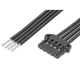 5 pcs - Molex 4 Way Female Pico-Lock Unterminated Wire to Board Cable