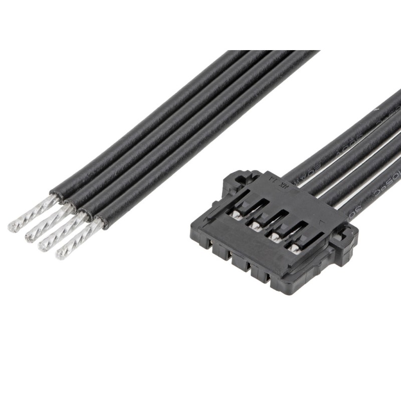 5 pcs - Molex 4 Way Female Pico-Lock Unterminated Wire to Board Cable