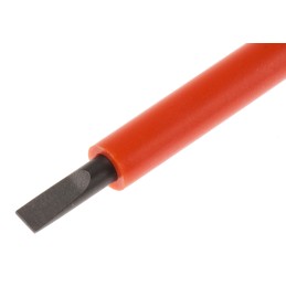 1 pcs - ITL Insulated Tools Ltd Slotted Insulated Screwdriver, 3 x 0.5 mm Tip, 100 mm Blade, VDE/1000V, 175 mm Overall